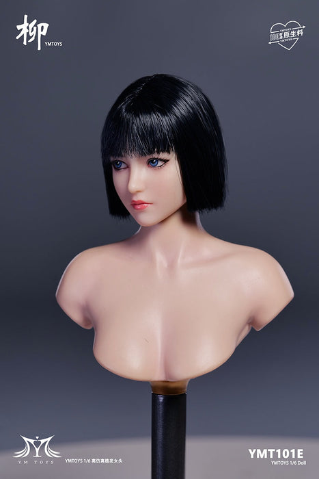 In-stock 1/6 YMTOYS YMT101 Liu Female Head Sculpt H#pale
