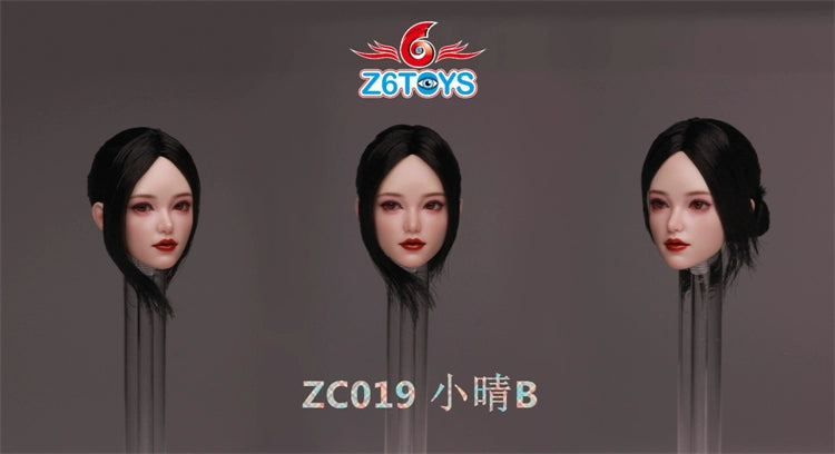 Pre-order 1/6 Z6TOYS ZC019 Xiao Qing Female Head Sculpt