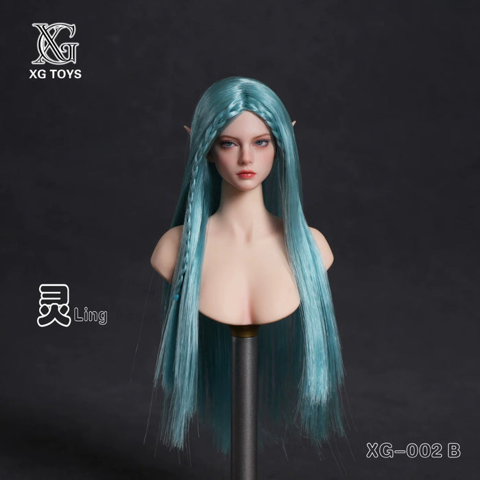 Pre-order 1/6 XG Toys XG-002 Movable Eyes Elf Princess Head Sculpt