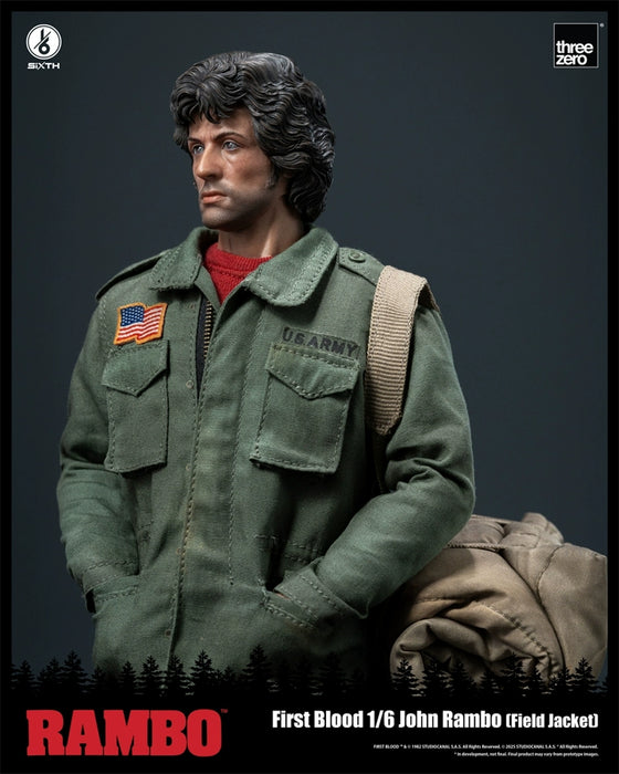 Pre-order 1/6 THREE ZERO 3Z0553 John Rambo (Field Jacket) Action Figure
