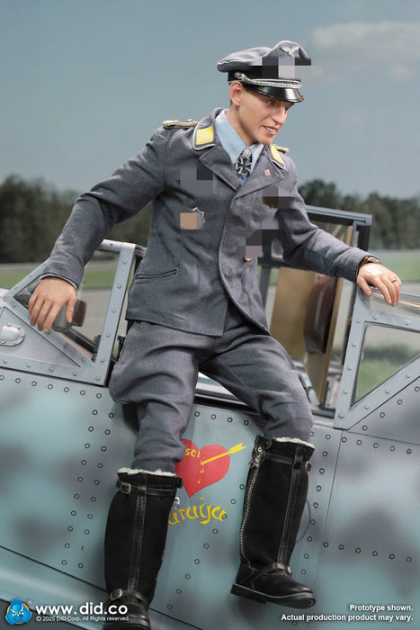 Pre-order 1/6 DID D80190 WWII German Luftwaffe Ace Pilot – Erich Hartmann Action Figure