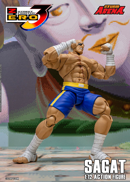 Pre-order 1/12 Storm Collectibles SFSA03 SAGAT - Street Fighter ZERO 3 "STORM ARENA"