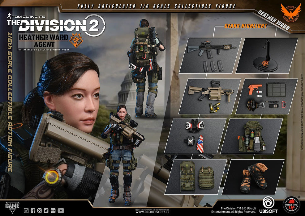 In-stock 1/6 Soldier Story SSG009 The Division 2 Heather Ward Action Figure