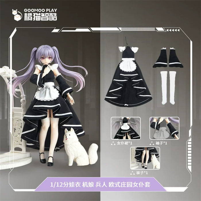 In-stock 1/12 GOOMOO GM-N-003 Mecha Girl Maid Outfit