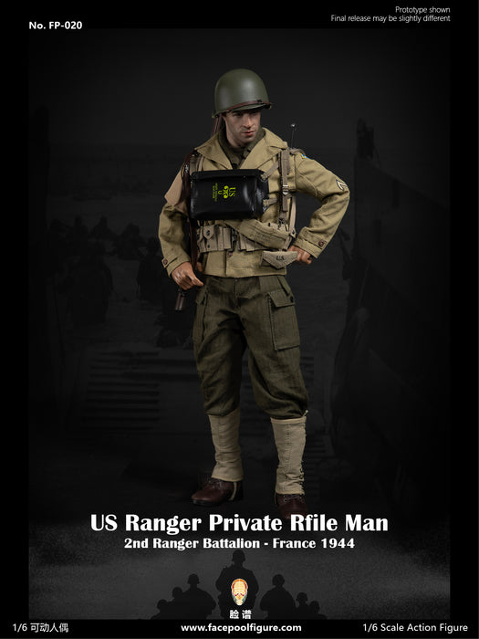 Pre-order 1/6 Facepool FP020 WWII US Ranger Private Rifle Man Action Figure