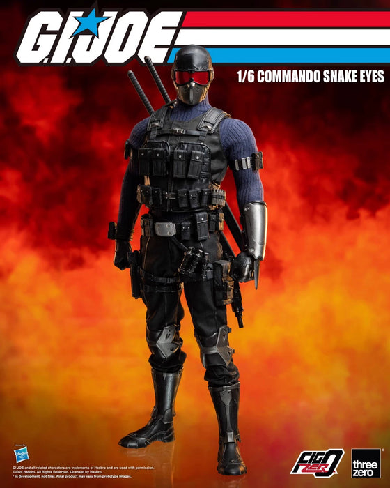 In-stock 1/6 ThreeZero 3Z0550 Commando Snake Eyes Action Figure