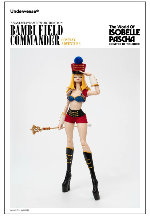 Pre-order 1/6 Underverse UV202615-1 FIELD COMMANDER BAMBI Action Figure