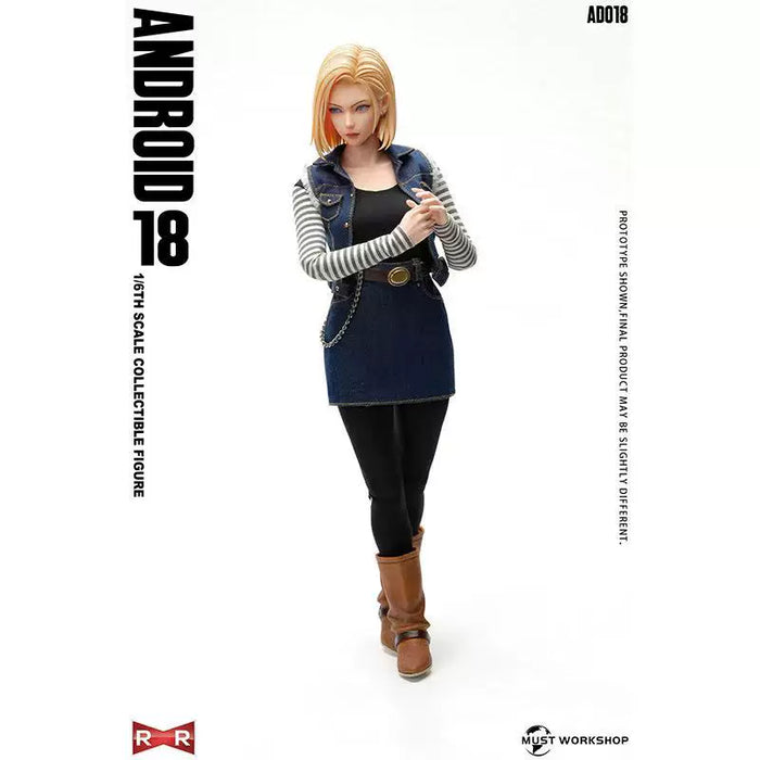 Pre-order 1/6 MUST WORKSHOP AD018 Cyborg Blonde Female Warrior Action Figure