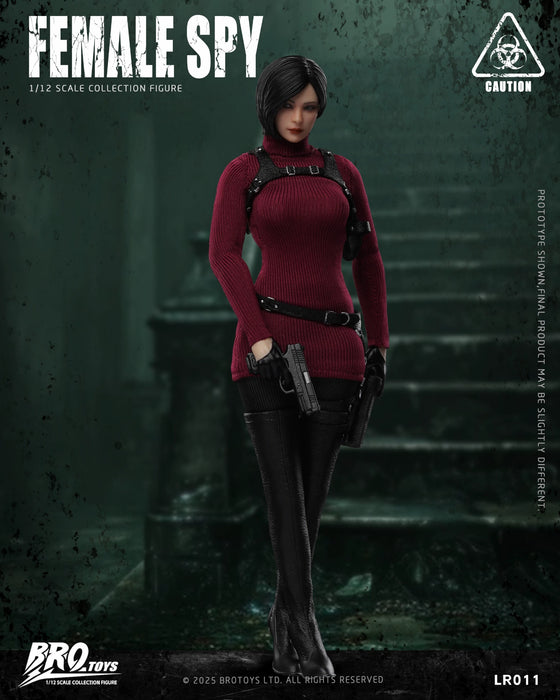 Pre-order 1/12 BROTOYS LR011 Female Spy Action Figure