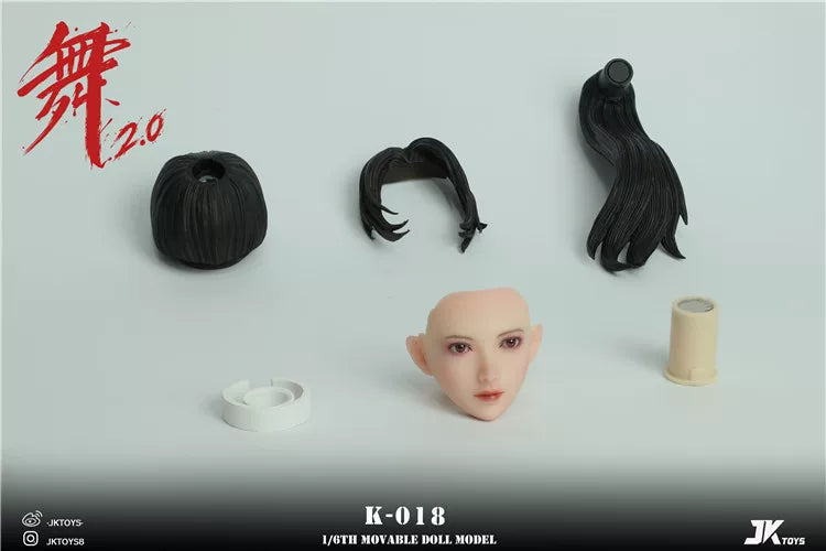 Pre-order 1/6 JKTOYS K-018 Female Head Sculpt