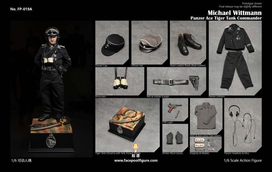 Pre-order 1/6 Facepool FP019 Panzer Ace Michael Wittmann Action Figure