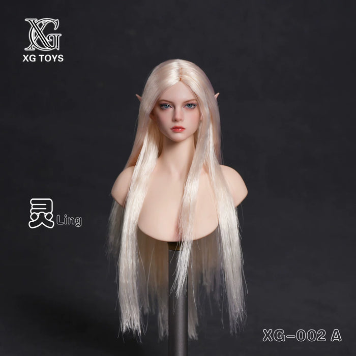 Pre-order 1/6 XG Toys XG-002 Movable Eyes Elf Princess Head Sculpt