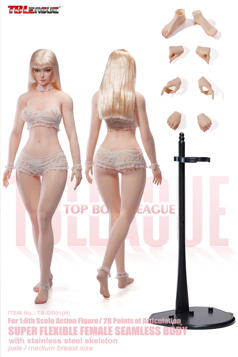 Pre-order 1/6 TBLeague TB-DD01(H) &02(H) female seamless body with head sculpt