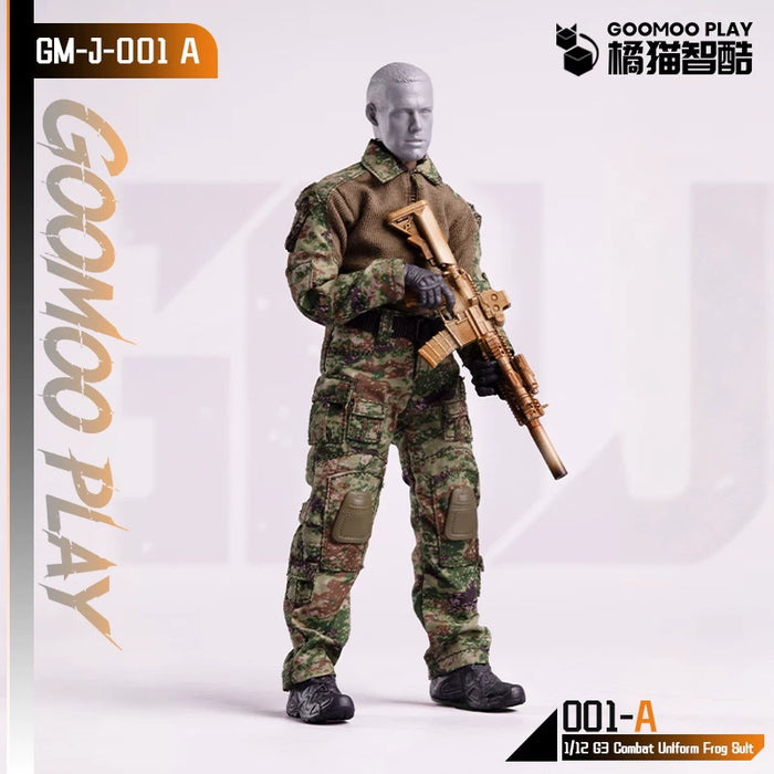 Pre-order 1/12 GOOMOO GM-J-001 G3 Combat Suit Frog Suit GM-J-001 6-inch Military Clothing Set