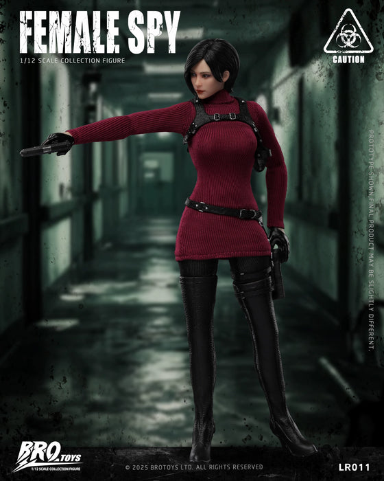 Pre-order 1/12 BROTOYS LR011 Female Spy Action Figure