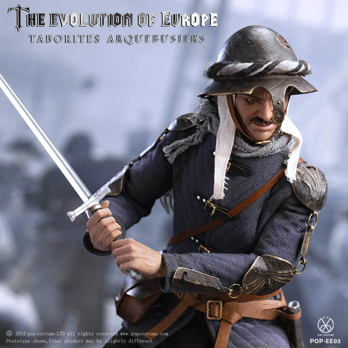 In-stock 1/6 POPTOYS EE03 Taborites Hussite Wars 1420 Arquebusiers