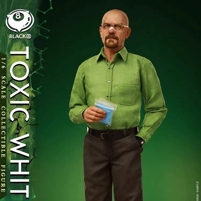 In-stock 1/6 BLACK 8 Studio BK-006 Toxic White Action Figure