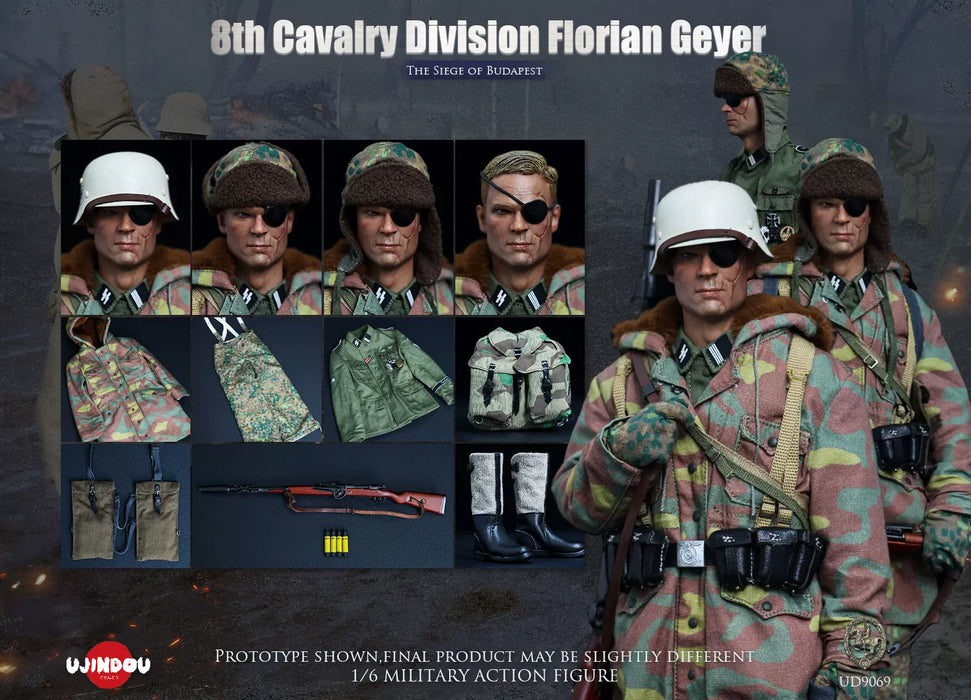 Pre-order 1/6 UJINDOU UD9069 8th Cavalry Division Florian Geyer The Siege of Budapest Action Figure