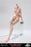 Pre-order 1/6 Longshan LSJS-TS01 Peach-Shaped Full-Hips Platinum Silicone Steel-Bodied Female Body