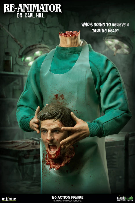 Pre-order 1/6 Infinite Statue CARL RE-ANIMATOR DOCTOR CARL HILL Action Figure