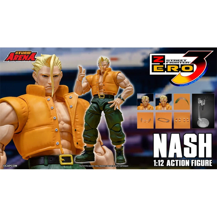 Pre-order 1/12 Storm Collectibles SFSA05 NASH - STREET FIGHTER 3 ZERO STROM ARENA