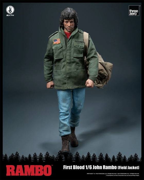 Pre-order 1/6 THREE ZERO 3Z0553 John Rambo (Field Jacket) Action Figure