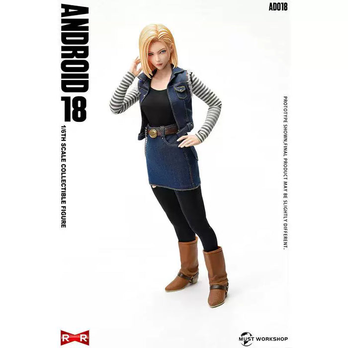 Pre-order 1/6 MUST WORKSHOP AD018 Cyborg Blonde Female Warrior Action Figure