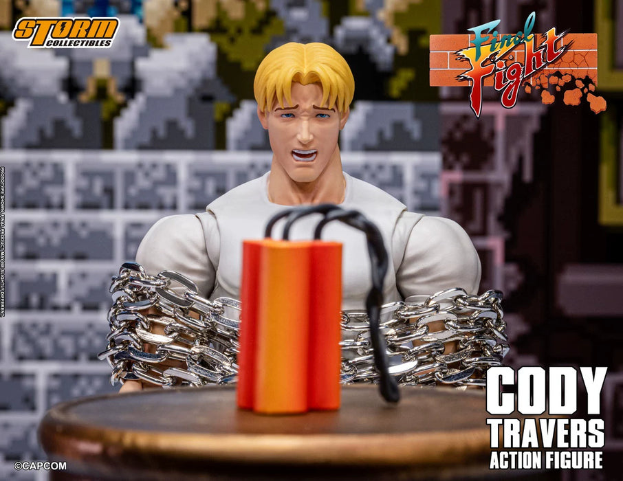 Pre-order 1/12 Storm Collectibles CAFF02 CODY TRAVERS - FINAL FIGHT ACTION FIGURE