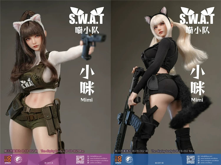 Pre-order 1/6 i8TOYS i8-C011 Meow SWAT - Mimi Clothing set