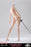 Pre-order 1/6 Longshan LSJS-TS01 Peach-Shaped Full-Hips Platinum Silicone Steel-Bodied Female Body