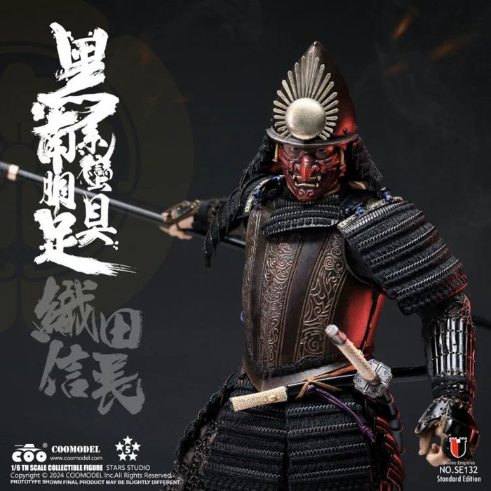 In-stock 1/6 COOMODEL BLACK EURO-STYLE SAMURAI ARMOR - ODA NOBUNAGA SE132 / SE133