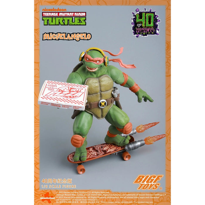 Pre-order 1/6 BIGFTOYS BIGF-004 TMNT Michelangelo Action Figure