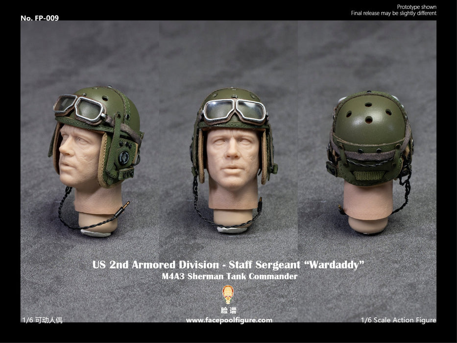 In-stock 1/6 Facepool FP009 2nd Armored Division Staff Sergeant Action Figure