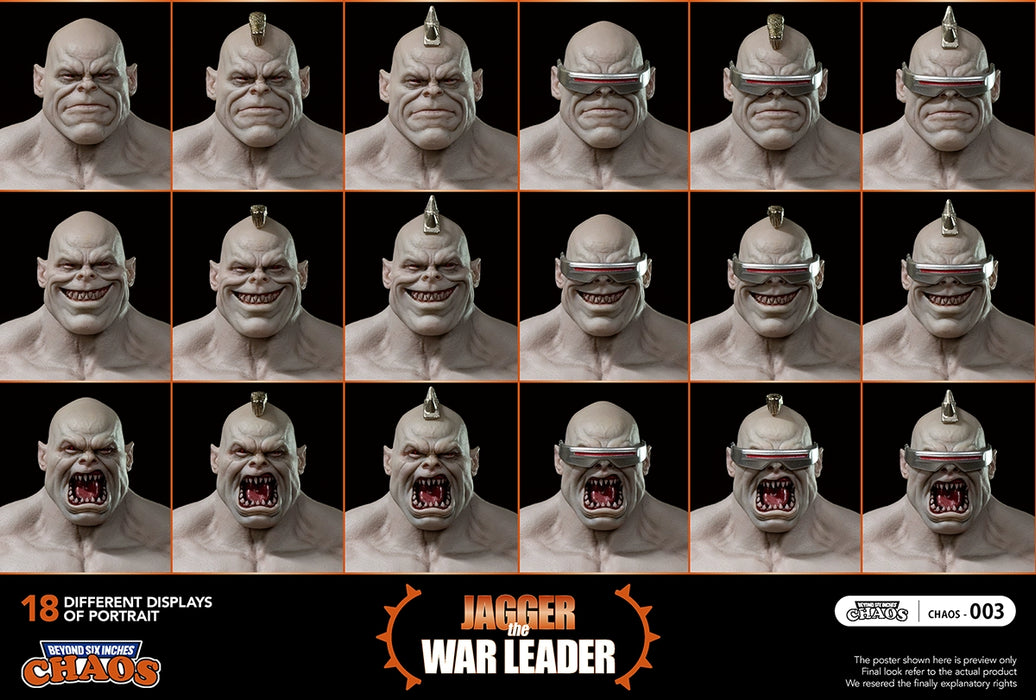 Pre-order 1/12 Chaos CHAOS-003 JAGGER the WAR-LEADER Action Figure