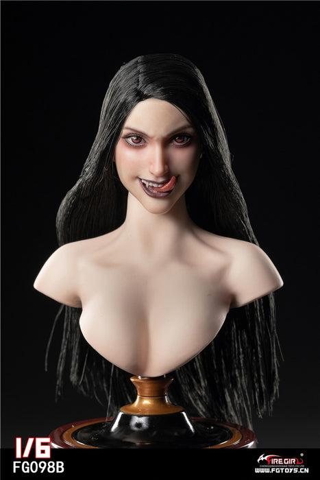 Pre-order 1/6 Fire Girl Toys FG098 Witch Female head sculpt H#pale