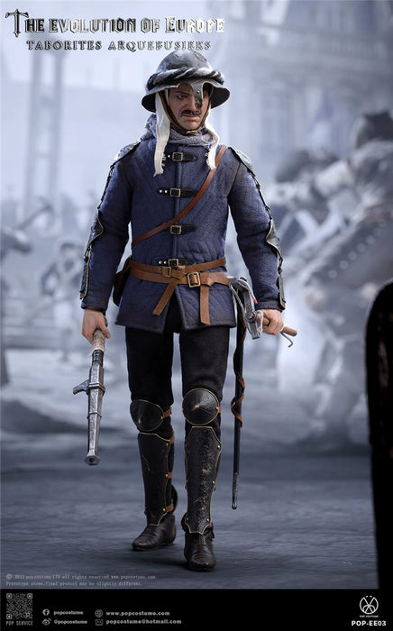 In-stock 1/6 POPTOYS EE03 Taborites Hussite Wars 1420 Arquebusiers