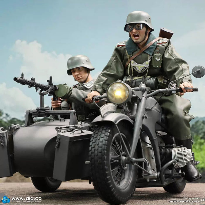 Pre-order 1/6 DID E60075 German Zündapp KS 750 Motorcycle with sidecar