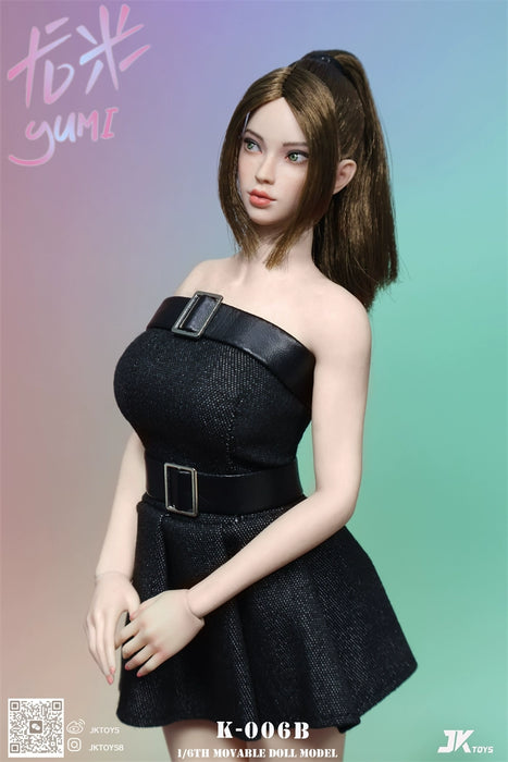 In-stock 1/6 JKTOYS K-006 Yumi Female Head Sculpt