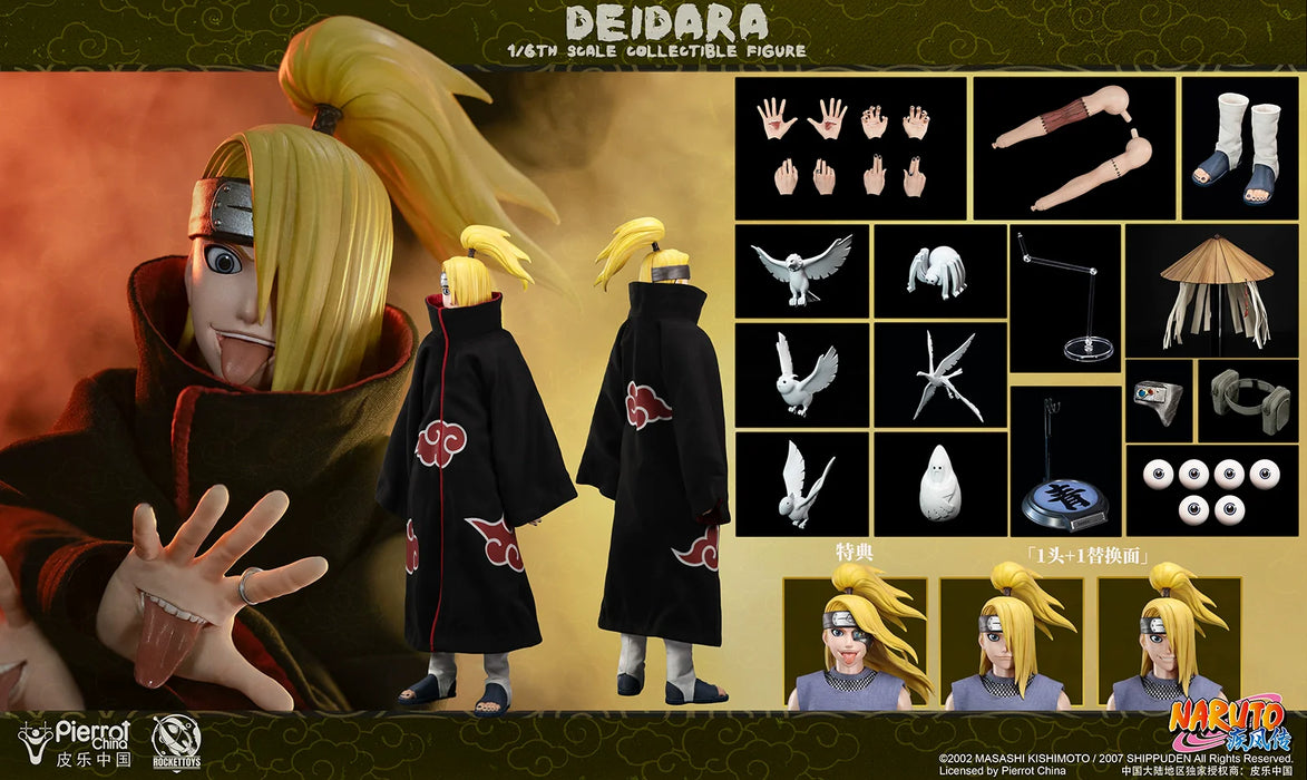 In-stock 1/6 Rocket Toys ROC-008 Shippuden - Deidara Action Figure
