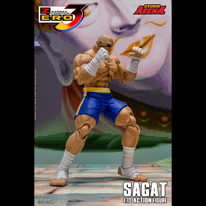 Pre-order 1/12 Storm Collectibles SFSA03 SAGAT - Street Fighter ZERO 3 "STORM ARENA"