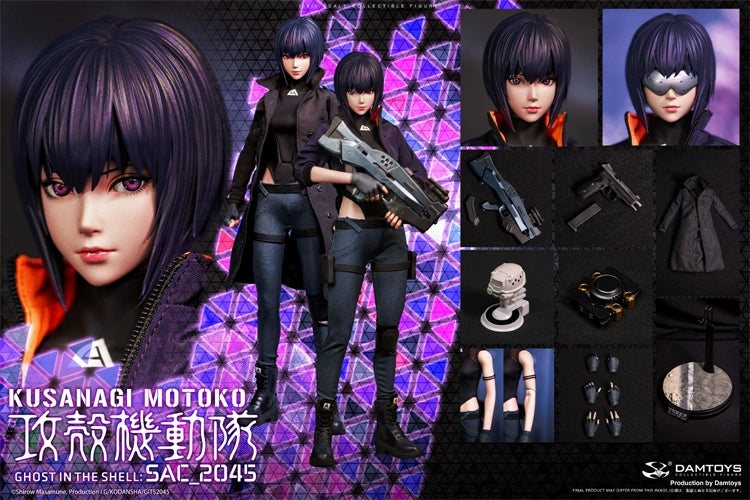 Pre-order 1/6 DAMTOYS DMS042 Ghost in the Shell SAC_2045 Motoko Kusanagi Casual Ver.