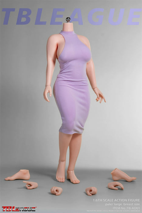 Pre-order 1/6 TBLeague TB-AD01&02 Female Seamless Body Fullness Series (No Head)
