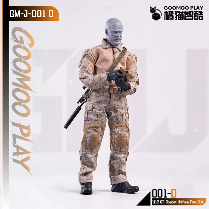 Pre-order 1/12 GOOMOO GM-J-001 G3 Combat Suit Frog Suit GM-J-001 6-inch Military Clothing Set