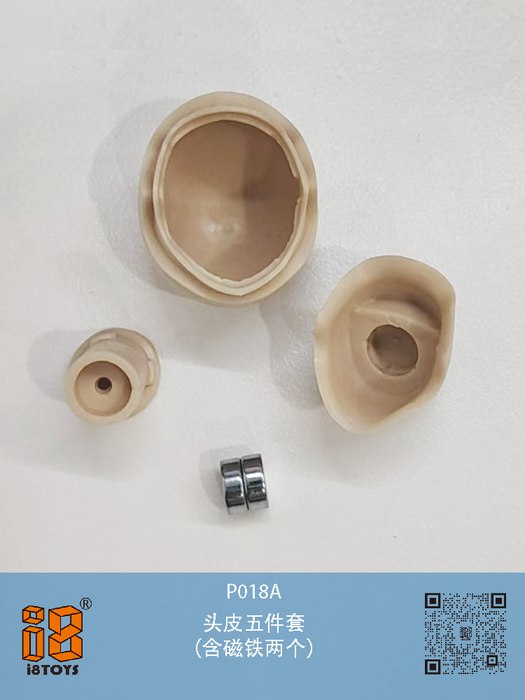 In-stock 1/6 i8TOYS P018A Scalp Set (For Hair Implantation)