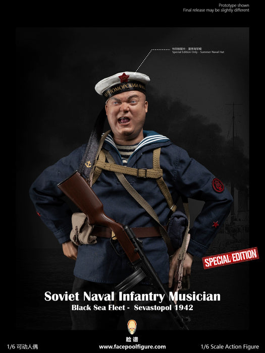 Pre-order 1/6 Facepool FP021 Soviet Naval Infantry Musician – Black Sea Fleet