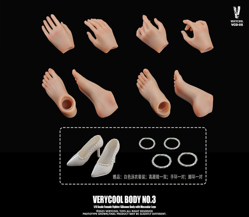 Pre-order 1/6 Verycool VCD-03 Female Body (Full Figure Style)