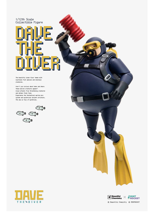 Pre-order 1/12 Underverse BC202526 DAVE THE DIVER Action Figure