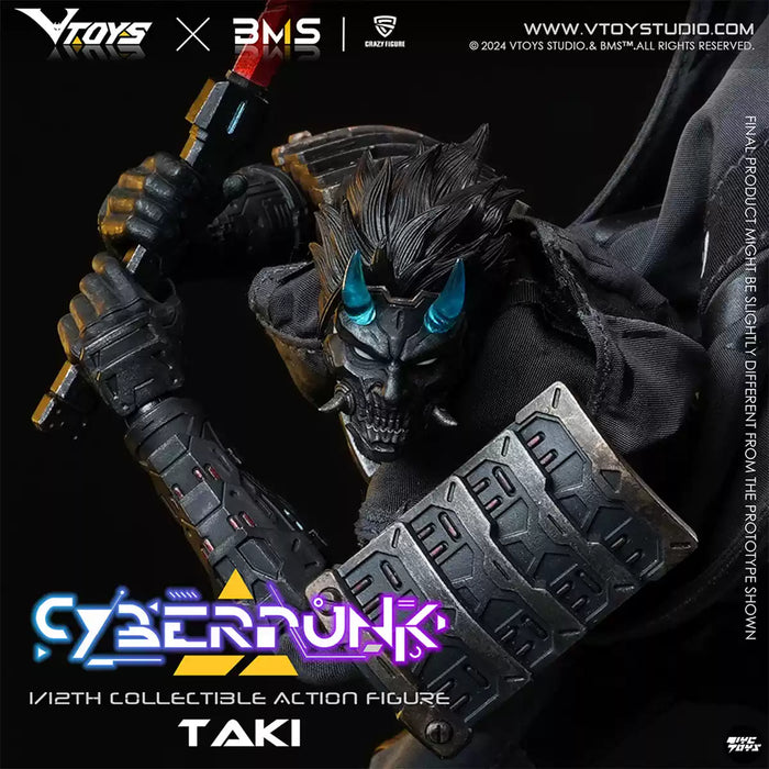 Pre-order 1/12 VTOYS Cyberpunk Samurai Taki Action Figure