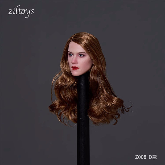 In-stock 1/6 ZILTOYS Z008 Female Head Sculpt