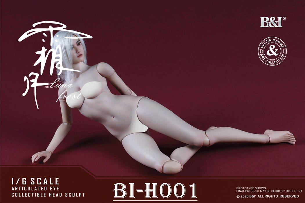 Pre-order 1/6 B&I BI-F001 Female Body (Deluxe)& BI-H001 Movable Eyes Head Sculpt